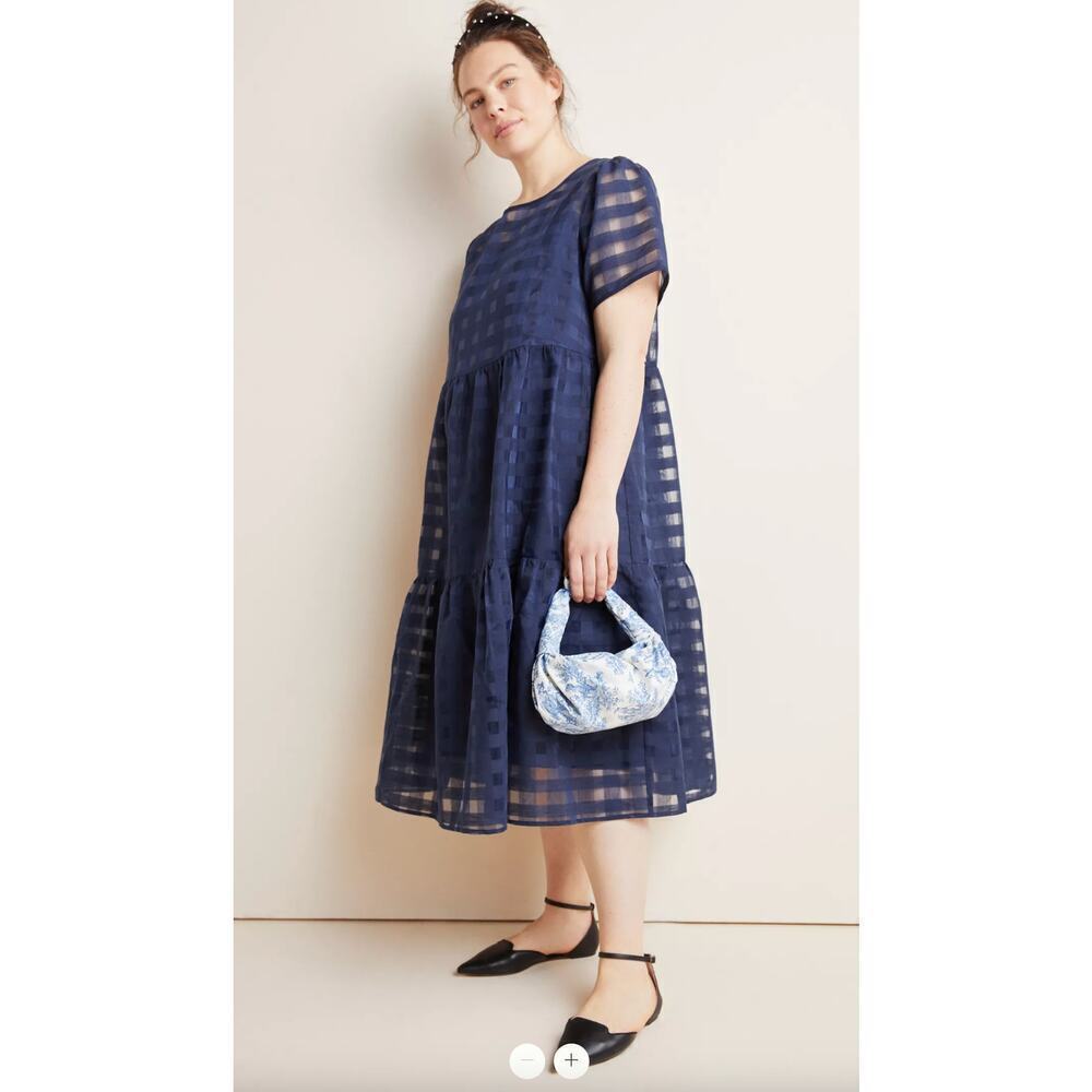 New with tags Anthropologie Eri + Ali Austen Midi Dress Size M (oversized)